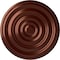 Ekena Millwork Carton Smooth Ceiling Medallion (Fits Canopies up to 9 1/8"), 29 1/8"OD x 1 1/2"P, Antique Copper CM29CAACS - alternate 1